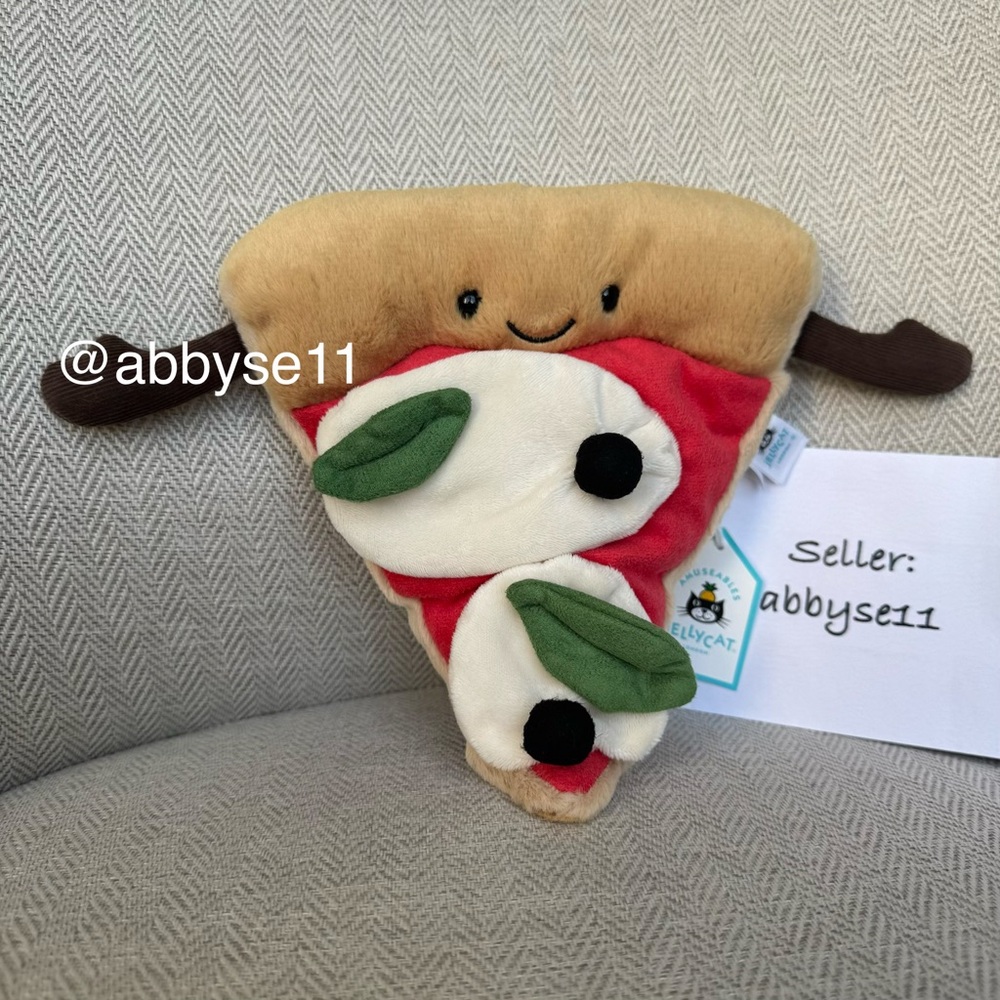 Jellycat Amuseables Slice Of Pizza - Authentic - BNWT - Fast Ship